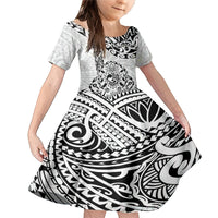 Hawaii Family Matching Mermaid Dress and Hawaiian Shirt with Polynesian Turtle - Wonder Print Shop