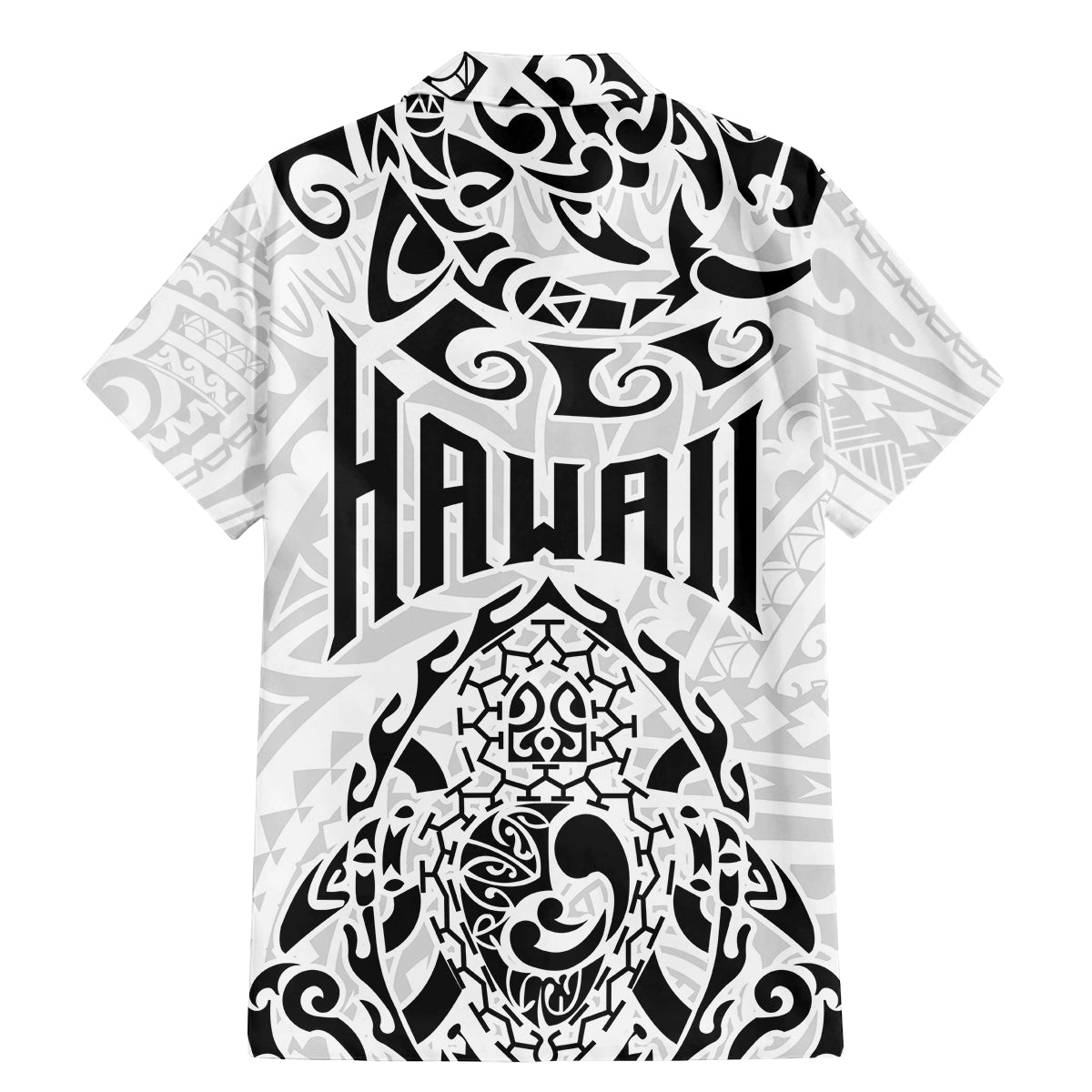 Hawaii Family Matching Mermaid Dress and Hawaiian Shirt with Polynesian Turtle - Wonder Print Shop