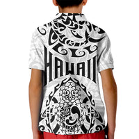 Hawaii Kid Polo Shirt with Polynesian Turtle - Wonder Print Shop