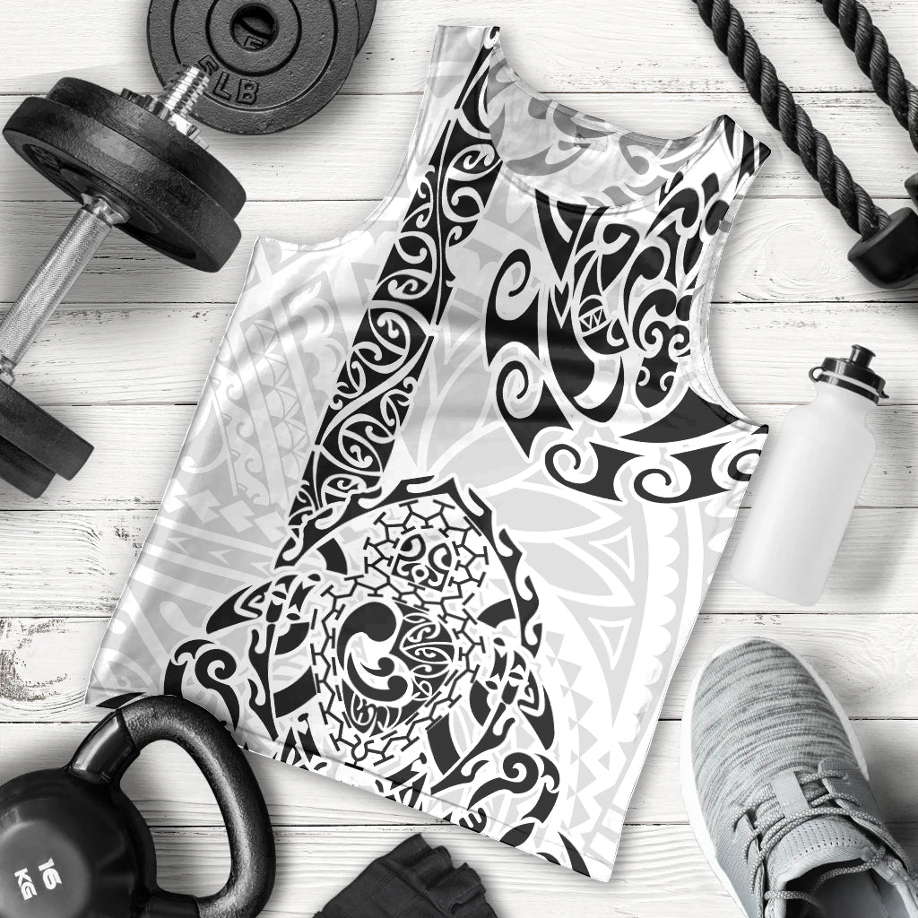 Hawaii Men Tank Top with Polynesian Turtle - Wonder Print Shop