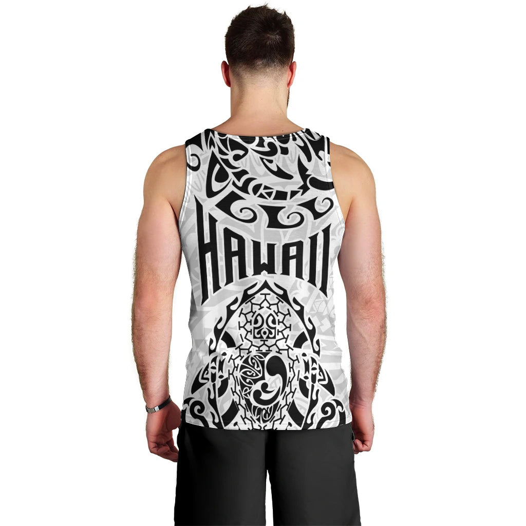 Hawaii Men Tank Top with Polynesian Turtle - Wonder Print Shop