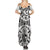 Hawaii Summer Maxi Dress with Polynesian Turtle - Wonder Print Shop