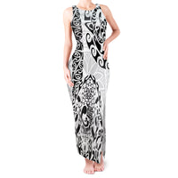 Hawaii Tank Maxi Dress with Polynesian Turtle - Wonder Print Shop