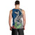Polynesian Men Tank Top Whale Pattern and Hibiscus Flowers - Wonder Print Shop