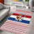 Netherlands Christmas Area Rug with Sinterklaas Horse Dutch Flag and Festive Knit Pattern - Wonder Print Shop