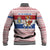 Netherlands Christmas Baseball Jacket with Sinterklaas Horse Dutch Flag and Festive Knit Pattern - Wonder Print Shop