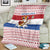Netherlands Christmas Blanket with Sinterklaas Horse Dutch Flag and Festive Knit Pattern - Wonder Print Shop