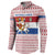 Netherlands Christmas Button Sweatshirt with Sinterklaas Horse Dutch Flag and Festive Knit Pattern - Wonder Print Shop