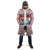 Netherlands Christmas Cloak with Sinterklaas Horse Dutch Flag and Festive Knit Pattern - Wonder Print Shop