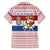 Netherlands Christmas Family Matching Long Sleeve Bodycon Dress and Hawaiian Shirt with Sinterklaas Horse Dutch Flag and Festive Knit Pattern - Wonder Print Shop