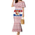 Netherlands Christmas Family Matching Mermaid Dress and Hawaiian Shirt with Sinterklaas Horse Dutch Flag and Festive Knit Pattern - Wonder Print Shop