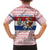 Netherlands Christmas Family Matching Off Shoulder Short Dress and Hawaiian Shirt with Sinterklaas Horse Dutch Flag and Festive Knit Pattern - Wonder Print Shop