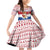Netherlands Christmas Family Matching Off Shoulder Short Dress and Hawaiian Shirt with Sinterklaas Horse Dutch Flag and Festive Knit Pattern - Wonder Print Shop