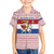 Netherlands Christmas Family Matching Off Shoulder Short Dress and Hawaiian Shirt with Sinterklaas Horse Dutch Flag and Festive Knit Pattern - Wonder Print Shop