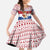 Netherlands Christmas Family Matching Short Sleeve Bodycon Dress and Hawaiian Shirt with Sinterklaas Horse Dutch Flag and Festive Knit Pattern - Wonder Print Shop