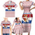Netherlands Christmas Family Matching Short Sleeve Bodycon Dress and Hawaiian Shirt with Sinterklaas Horse Dutch Flag and Festive Knit Pattern - Wonder Print Shop