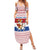 Netherlands Christmas Family Matching Summer Maxi Dress and Hawaiian Shirt with Sinterklaas Horse Dutch Flag and Festive Knit Pattern - Wonder Print Shop