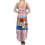 Netherlands Christmas Family Matching Summer Maxi Dress and Hawaiian Shirt with Sinterklaas Horse Dutch Flag and Festive Knit Pattern - Wonder Print Shop