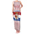 Netherlands Christmas Family Matching Tank Maxi Dress and Hawaiian Shirt with Sinterklaas Horse Dutch Flag and Festive Knit Pattern - Wonder Print Shop