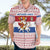 Netherlands Christmas Hawaiian Shirt with Sinterklaas Horse Dutch Flag and Festive Knit Pattern - Wonder Print Shop