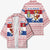 Netherlands Christmas Kimono with Sinterklaas Horse Dutch Flag and Festive Knit Pattern - Wonder Print Shop