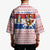 Netherlands Christmas Kimono with Sinterklaas Horse Dutch Flag and Festive Knit Pattern - Wonder Print Shop