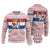 Netherlands Christmas Ugly Christmas Sweater with Sinterklaas Horse Dutch Flag and Festive Knit Pattern - Wonder Print Shop