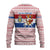 Netherlands Christmas Ugly Christmas Sweater with Sinterklaas Horse Dutch Flag and Festive Knit Pattern - Wonder Print Shop
