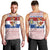 Netherlands Christmas Men Tank Top with Sinterklaas Horse Dutch Flag and Festive Knit Pattern - Wonder Print Shop