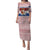 Netherlands Christmas Puletasi with Sinterklaas Horse Dutch Flag and Festive Knit Pattern - Wonder Print Shop
