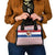 Netherlands Christmas Shoulder Handbag with Sinterklaas Horse Dutch Flag and Festive Knit Pattern - Wonder Print Shop