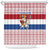 Netherlands Christmas Shower Curtain with Sinterklaas Horse Dutch Flag and Festive Knit Pattern - Wonder Print Shop