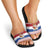 Netherlands Christmas Slide Sandals with Sinterklaas Horse Dutch Flag and Festive Knit Pattern - Wonder Print Shop