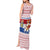 Netherlands Christmas Tank Maxi Dress with Sinterklaas Horse Dutch Flag and Festive Knit Pattern - Wonder Print Shop