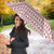 Netherlands Christmas Umbrella with Sinterklaas Horse Dutch Flag and Festive Knit Pattern - Wonder Print Shop