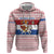 Netherlands Christmas Zip Hoodie with Sinterklaas Horse Dutch Flag and Festive Knit Pattern - Wonder Print Shop