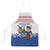 Netherlands Christmas Apron with Christmas Tree Windmill Piet Character and Tulip Pattern - Wonder Print Shop