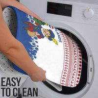 Netherlands Christmas Bathroom Set with Christmas Tree Windmill Piet Character and Tulip Pattern - Wonder Print Shop