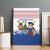 Netherlands Christmas Canvas Wall Art with Christmas Tree Windmill Piet Character and Tulip Pattern - Wonder Print Shop