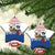 Netherlands Christmas Ceramic Ornament with Christmas Tree Windmill Piet Character and Tulip Pattern - Wonder Print Shop