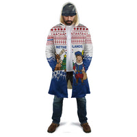 Netherlands Christmas Cloak with Christmas Tree Windmill Piet Character and Tulip Pattern - Wonder Print Shop