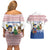 Netherlands Christmas Couples Matching Off Shoulder Short Dress and Hawaiian Shirt with Christmas Tree Windmill Piet Character and Tulip Pattern - Wonder Print Shop