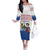 Netherlands Christmas Family Matching Off The Shoulder Long Sleeve Dress and Hawaiian Shirt with Christmas Tree Windmill Piet Character and Tulip Pattern - Wonder Print Shop