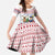 Netherlands Christmas Family Matching Off Shoulder Maxi Dress and Hawaiian Shirt with Christmas Tree Windmill Piet Character and Tulip Pattern - Wonder Print Shop