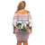 Netherlands Christmas Family Matching Off Shoulder Short Dress and Hawaiian Shirt with Christmas Tree Windmill Piet Character and Tulip Pattern - Wonder Print Shop
