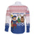 Netherlands Christmas Family Matching Puletasi and Hawaiian Shirt with Christmas Tree Windmill Piet Character and Tulip Pattern - Wonder Print Shop