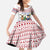 Netherlands Christmas Family Matching Summer Maxi Dress and Hawaiian Shirt with Christmas Tree Windmill Piet Character and Tulip Pattern - Wonder Print Shop