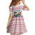 Netherlands Christmas Family Matching Summer Maxi Dress and Hawaiian Shirt with Christmas Tree Windmill Piet Character and Tulip Pattern - Wonder Print Shop