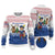 Netherlands Christmas Ugly Christmas Sweater with Christmas Tree Windmill Piet Character and Tulip Pattern - Wonder Print Shop
