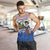 Netherlands Christmas Men Tank Top with Christmas Tree Windmill Piet Character and Tulip Pattern - Wonder Print Shop